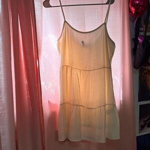 H&M Cream Spaghetti Strap Dress